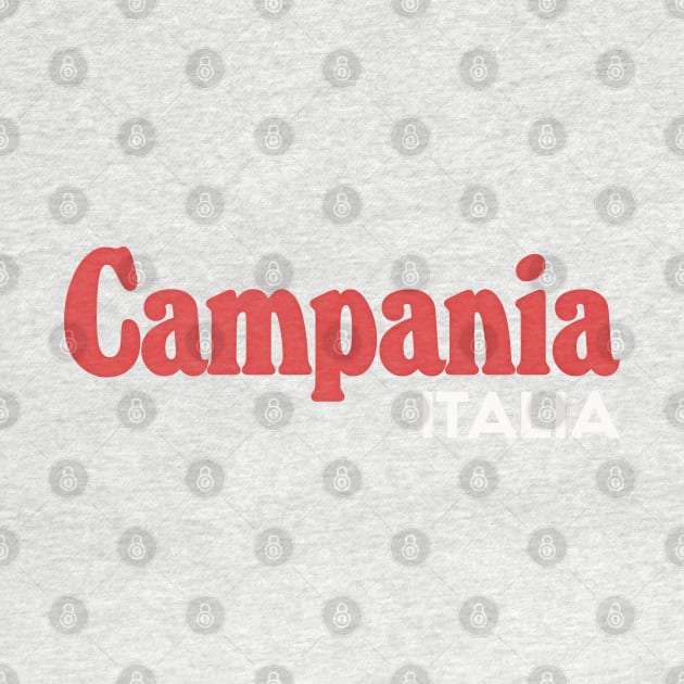 Campania // Italia Typography Region Design by DankFutura